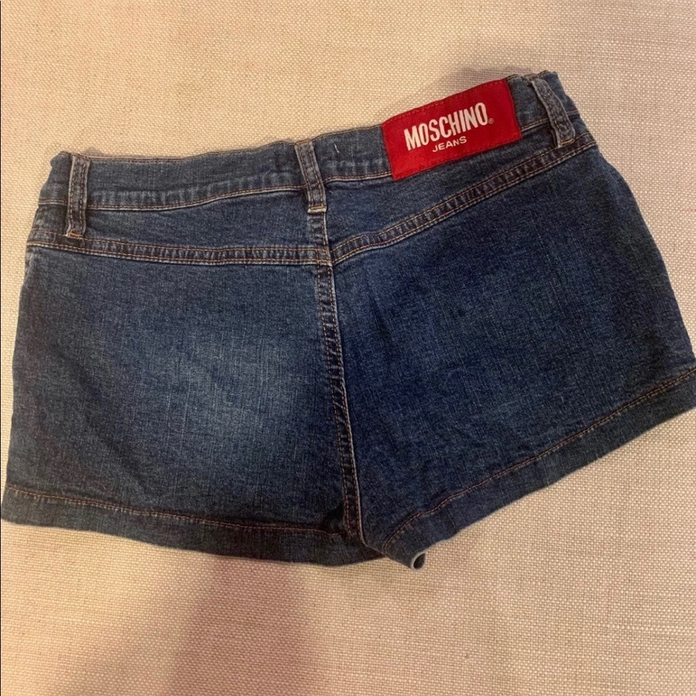 Authentic MOSCHINO Jean shorts RARE - Picture 4 of 5